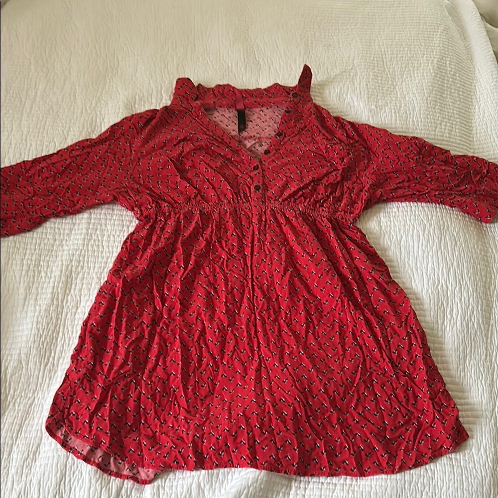 Pure Energy Red Mini Dress